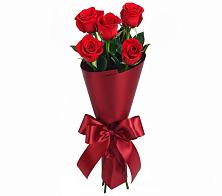 Букет 5 Красных роз Эдлесс Лав #REPLACE_PRED# Досчатое