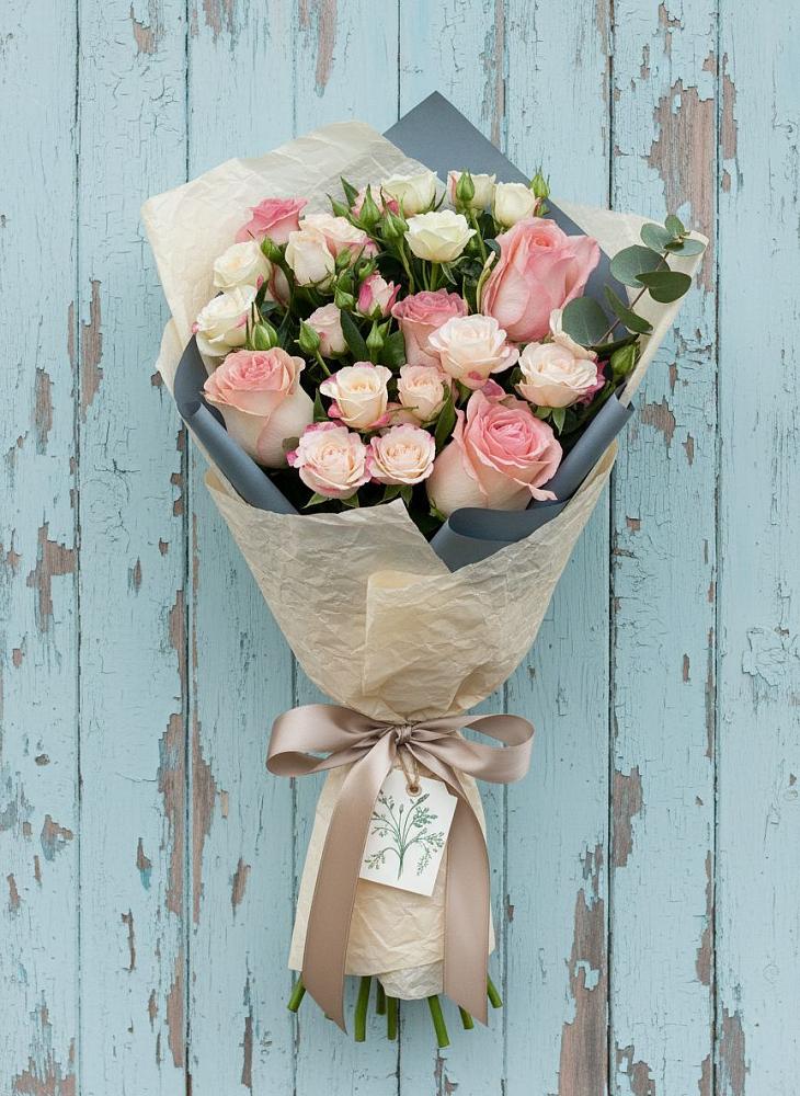 Букет цветов из: Розы в Досчатое