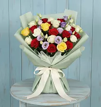 Букет цветов из:  Розы в Досчатое
