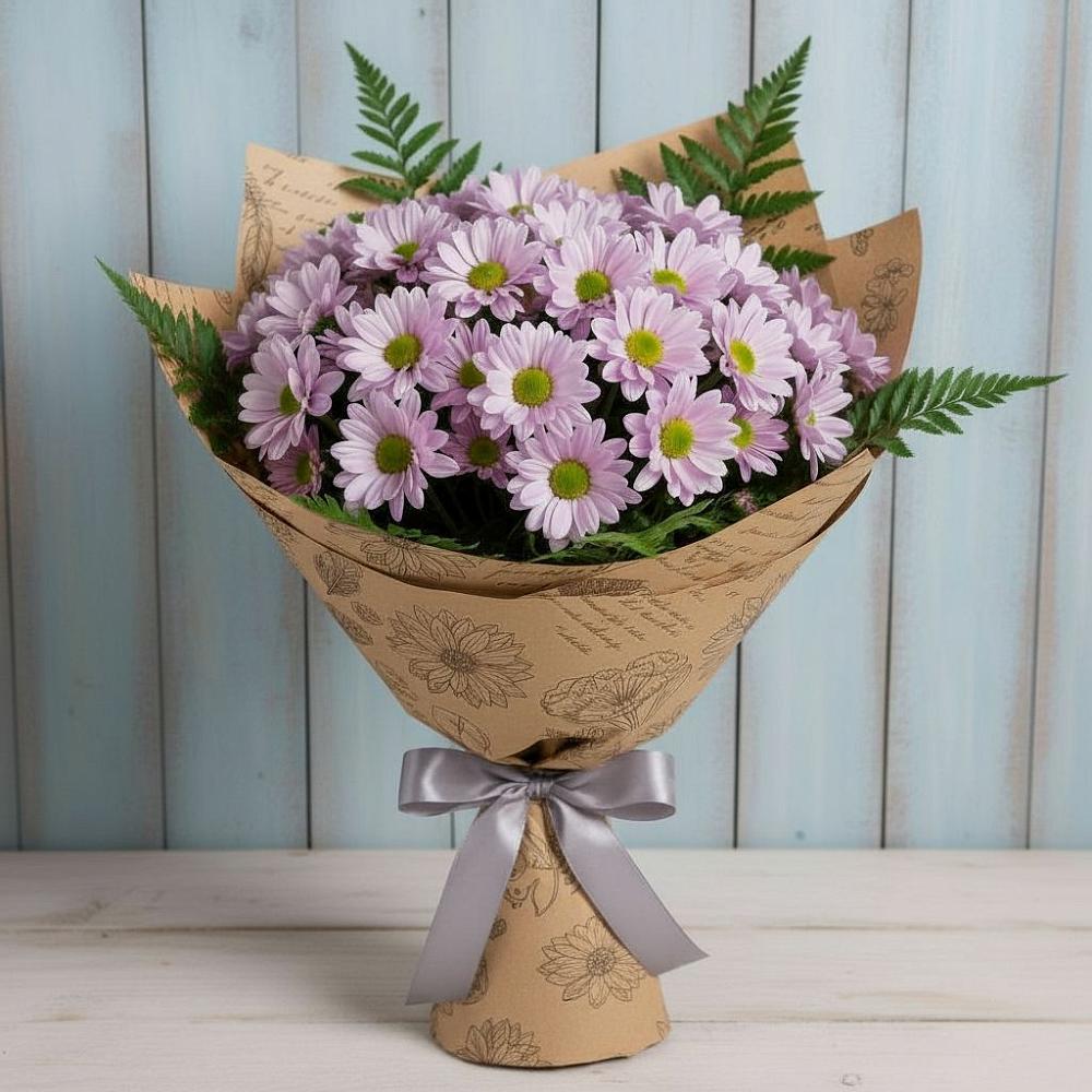 Букет цветов из: Хризантемы в Досчатое