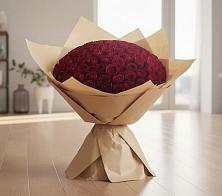 Букет 101 Красная роза #REPLACE_PRED# Досчатое