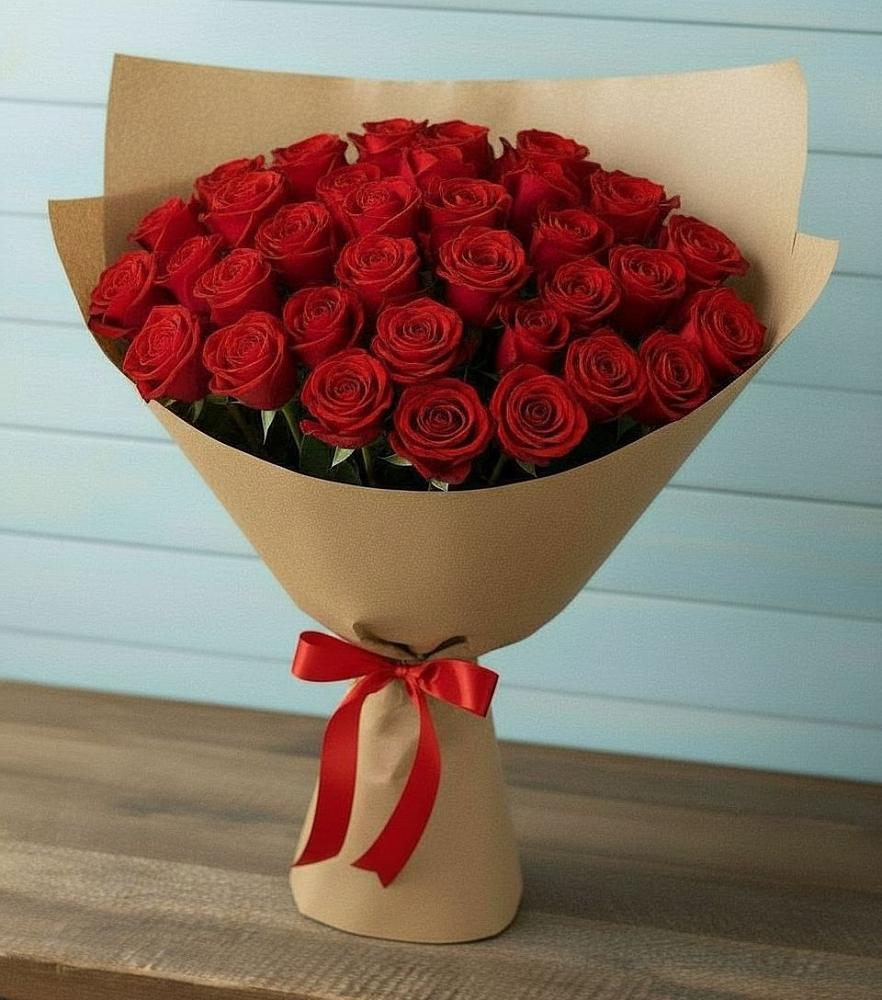Букет Красные розы Милано в Досчатое