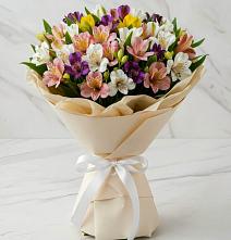 Букет цветов из:  Альстромерии #REPLACE_PRED# Досчатое