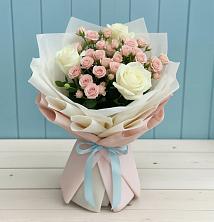 Букет цветов из:  Розы в Досчатое