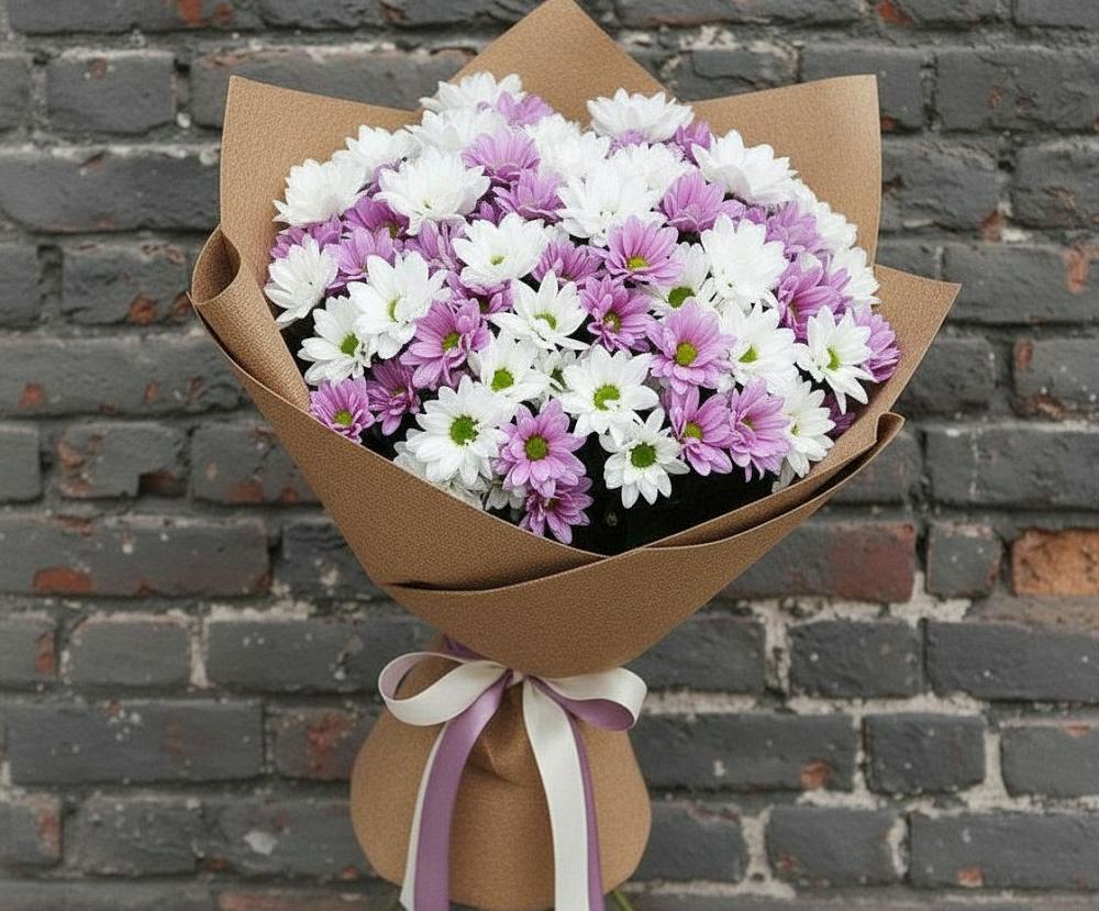 Букет цветов из: Хризантемы в Досчатое