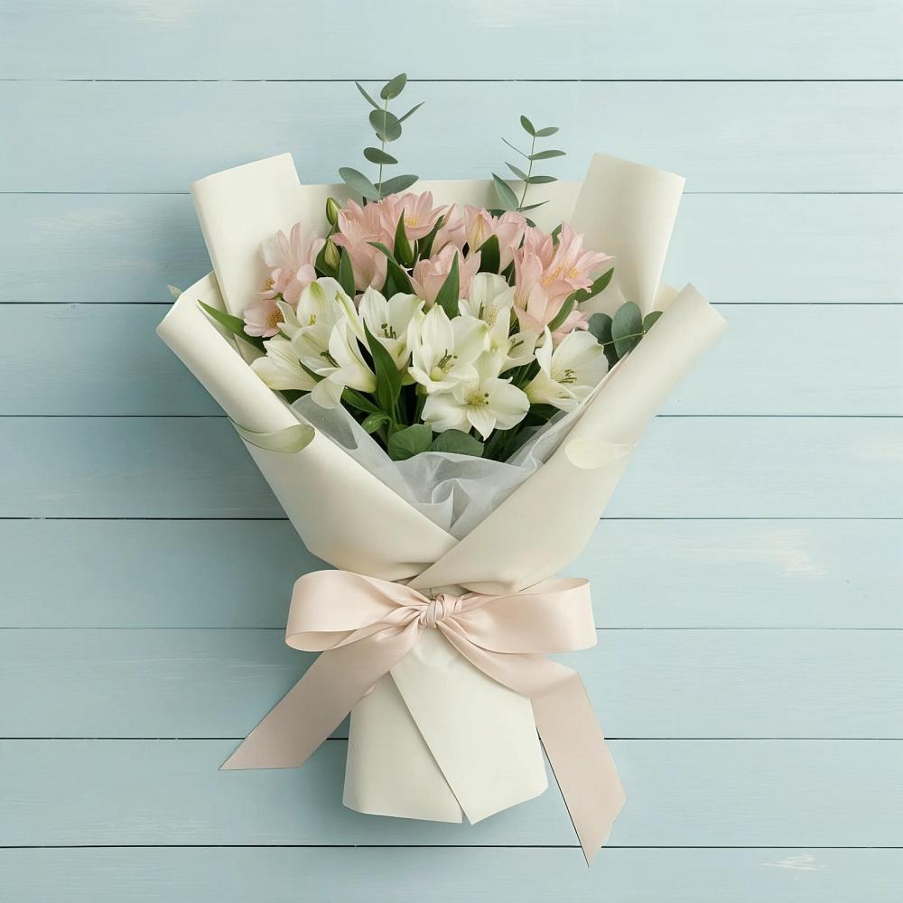 Букет цветов из: Альстромерии в Досчатое