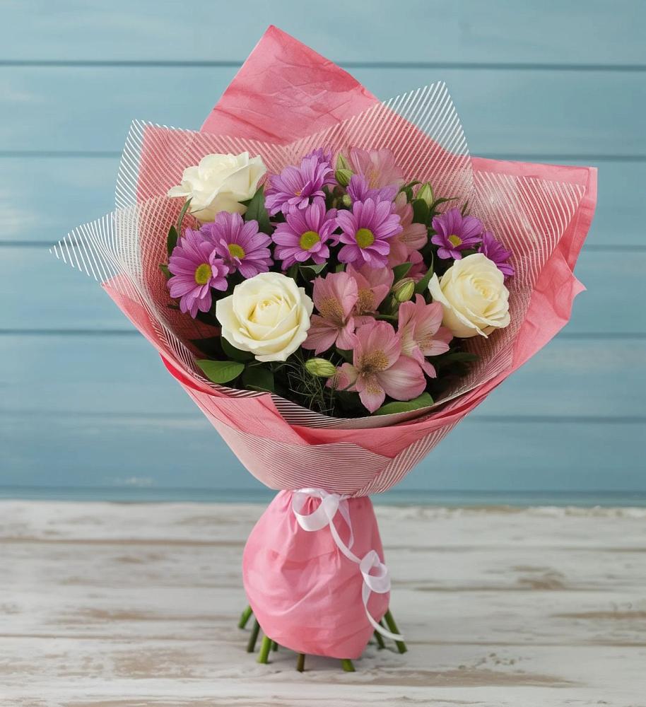 Букет цветов из: Герберы в Досчатое