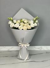 Букет цветов из:  Розы и Лизиантусы #REPLACE_PRED# Досчатое