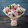 Букет цветов из: Хризантемы, Альстромерии и Розы в Досчатое